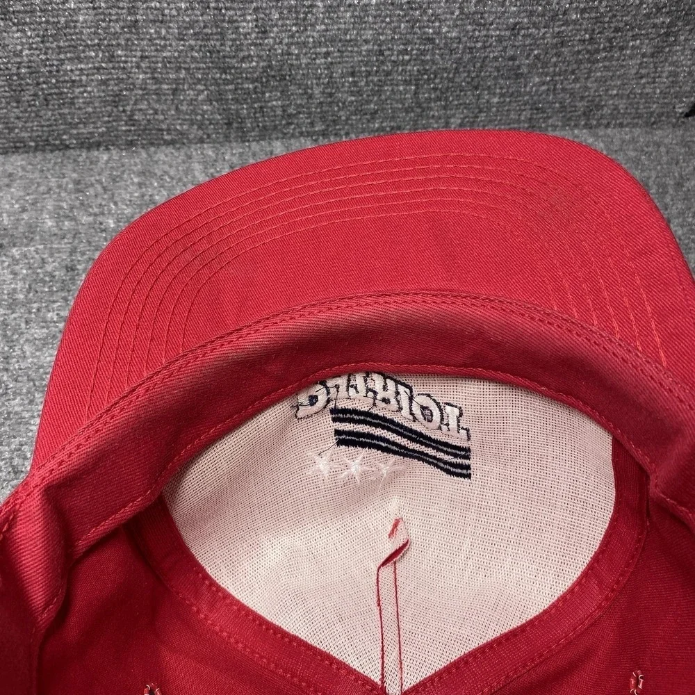 Patriot Seed Hat Cap Snap Back Red Embroidered Advertising Promo Mens Made USA